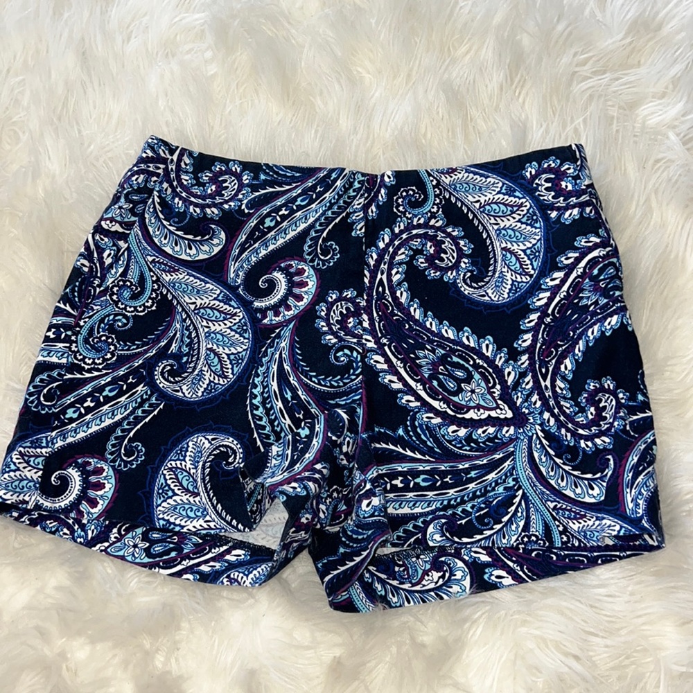 Banana republic size 2 paisley dress shorts